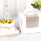 10 boxes white Cake Box with Cake Board