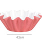 100 pcs Food Grade & Grease-Proof cupcake liner