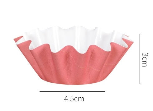 100 pcs Food Grade & Grease-Proof cupcake liner