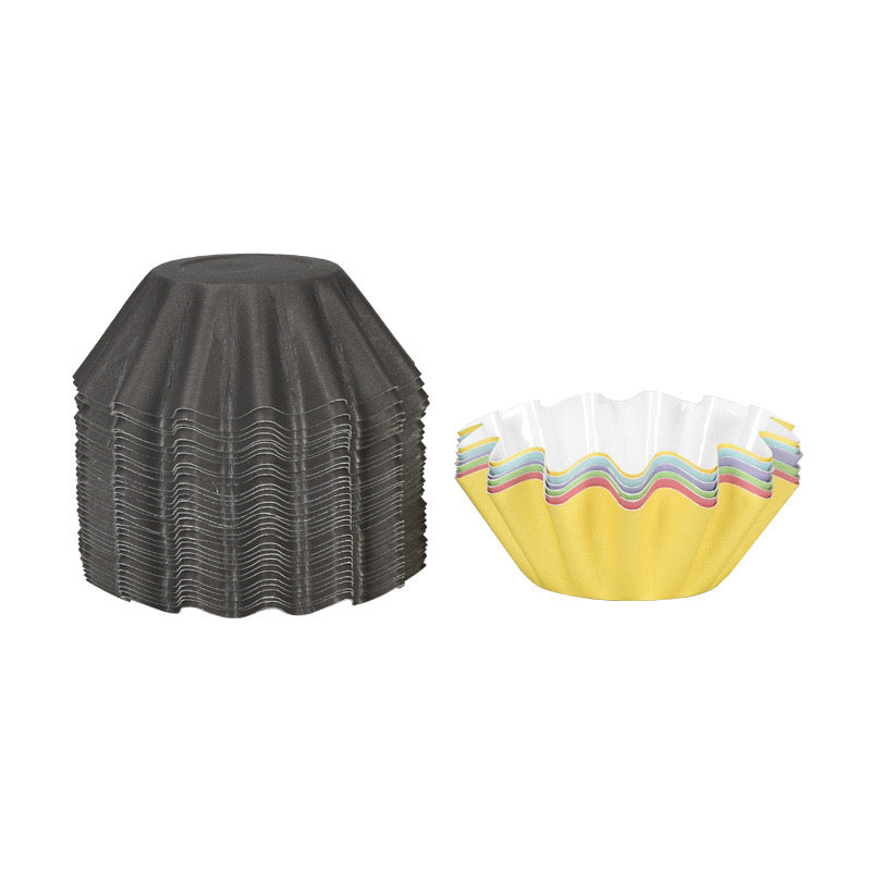 100 pcs Food Grade & Grease-Proof cupcake liner