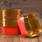 50 pcs Mini Cake Bread Baking Square Pans with Clear Lid