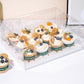 10 boxes 2/4/6/9/12 Holes Clear Cupcake Box with Paper Insert