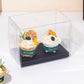 10 boxes 2/4/6/9/12 Holes Clear Cupcake Box with Paper Insert