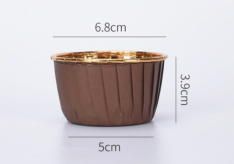 50 pcs 30ml/60ml/80ml Food Grade & Grease-Proof Baking Cups Paper Muffin Cups