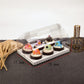 20 boxes 1/2/3/4/6 holes cupcake box with handle