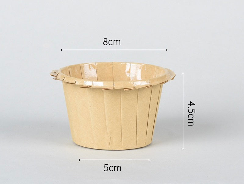 50 pcs Food Grade & Grease-Proof cupcake liner