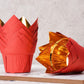50 pcs Tulip Food Grade & Grease-Proof Baking Cups Paper Cupcake Liner