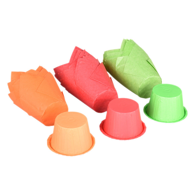 50 pcs Food Grade & Grease-Proof cupcake liner