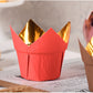 50 pcs Tulip Food Grade & Grease-Proof Baking Cups Paper Cupcake Liner