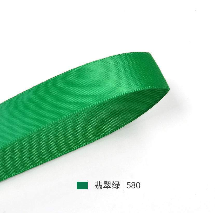 Green Series Double Face Satin Ribbon for Cake Box