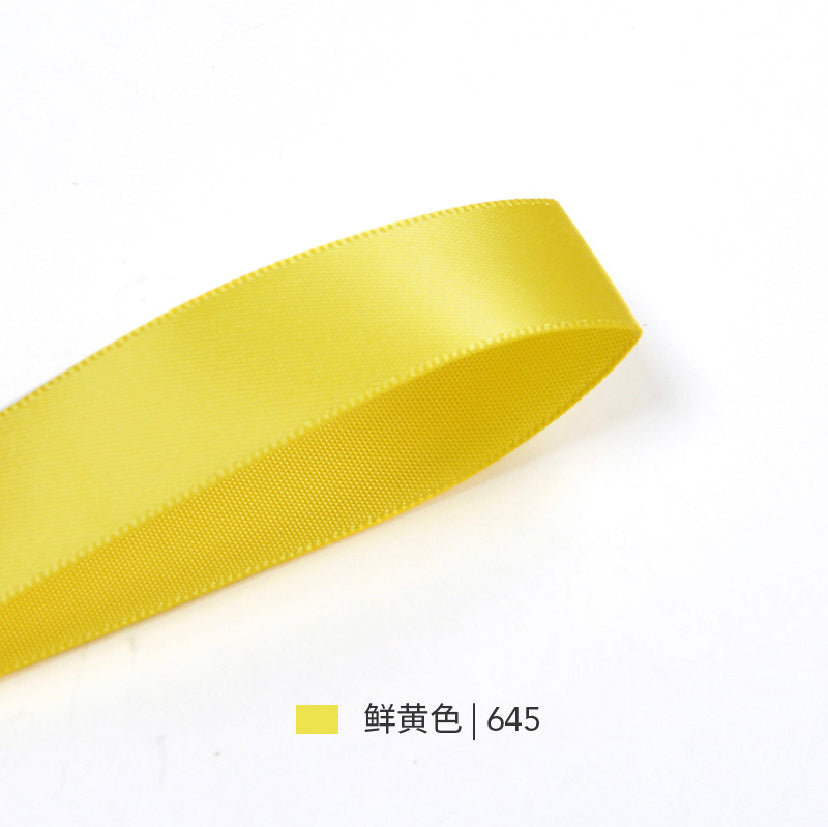 Yellow & Orange Series Double Face Satin Ribbon