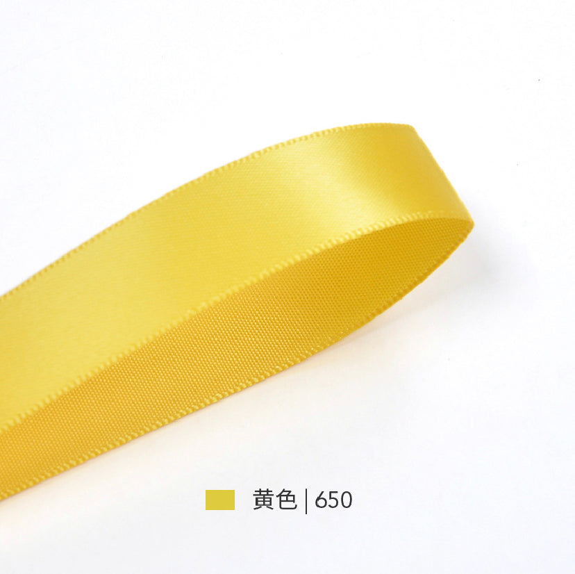 Yellow & Orange Series Double Face Satin Ribbon