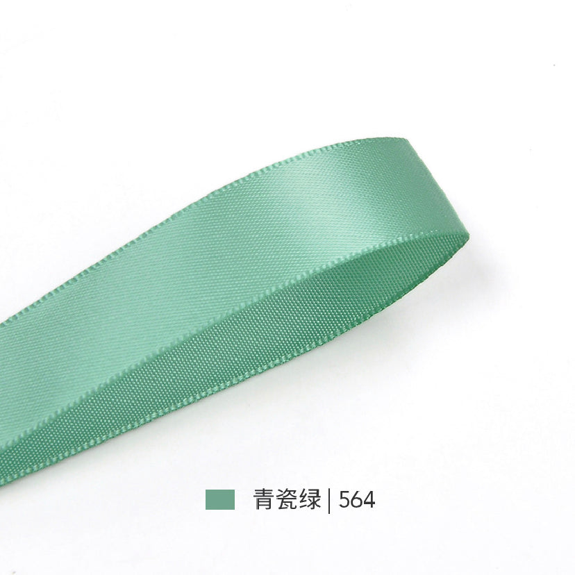 Green Series Double Face Satin Ribbon for Cake Box