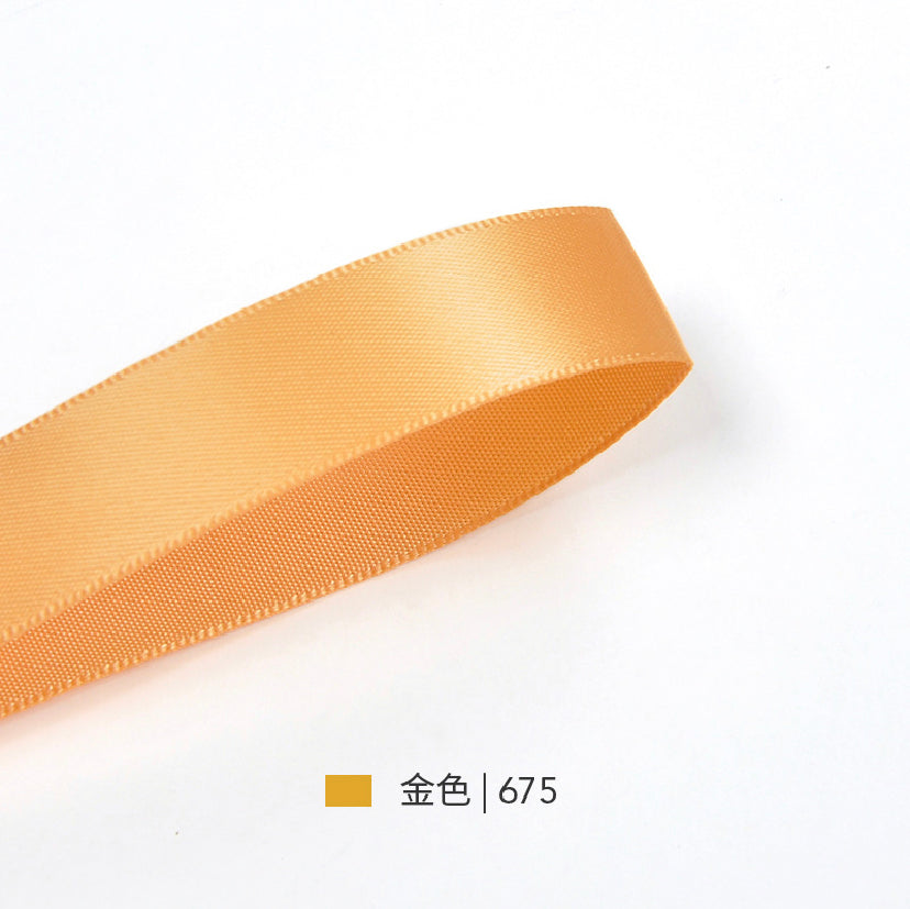 Yellow & Orange Series Double Face Satin Ribbon