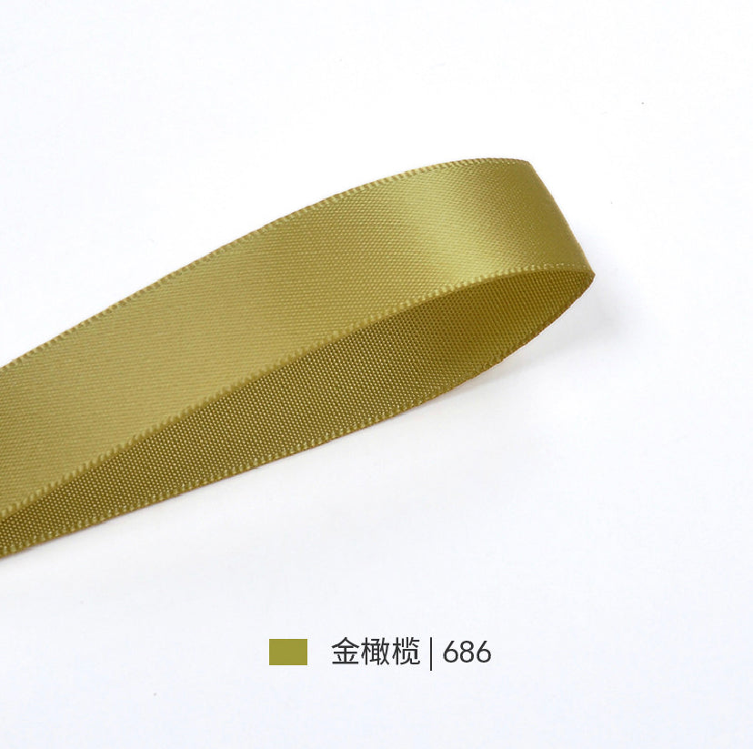 Yellow & Orange Series Double Face Satin Ribbon