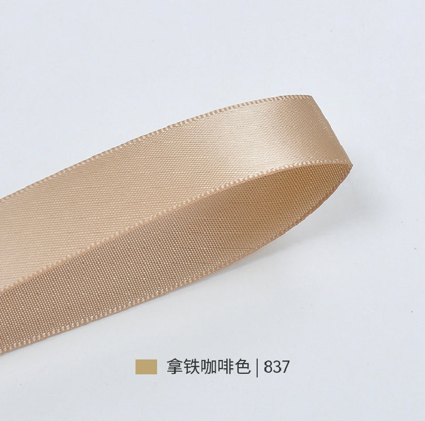 Beige&Brown Series Double Face Satin Ribbon