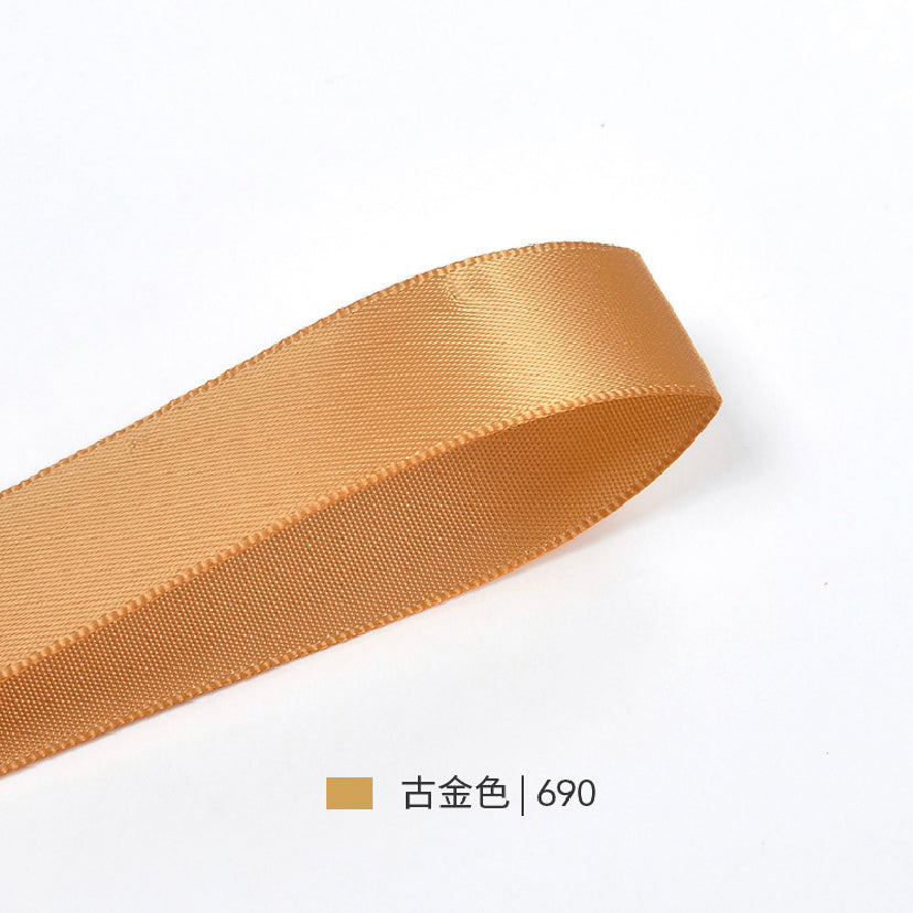 Yellow & Orange Series Double Face Satin Ribbon