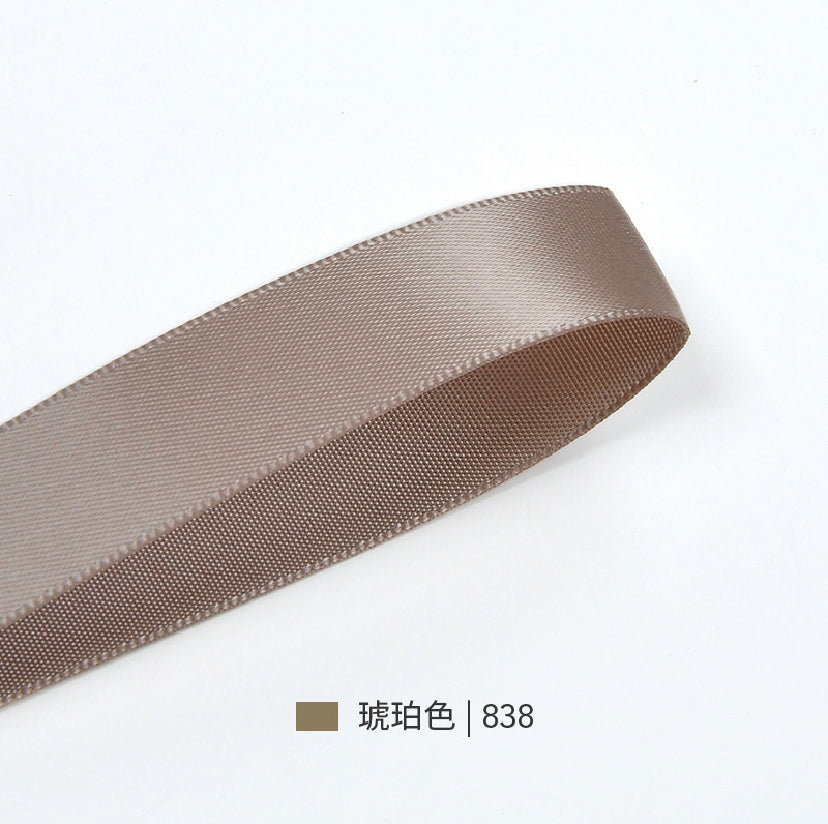 Beige&Brown Series Double Face Satin Ribbon