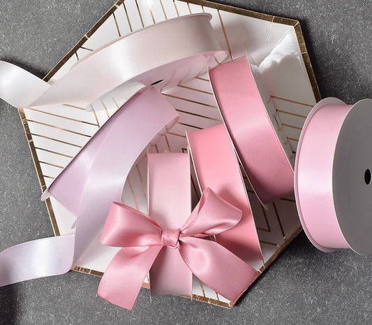 Pink Series Double Face Satin Ribbon