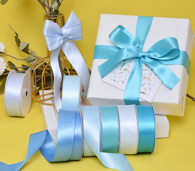 Light Blue Series Double Face Satin Ribbon