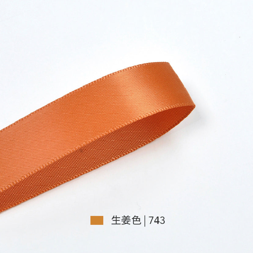 Yellow & Orange Series Double Face Satin Ribbon