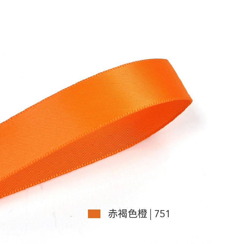 Yellow & Orange Series Double Face Satin Ribbon