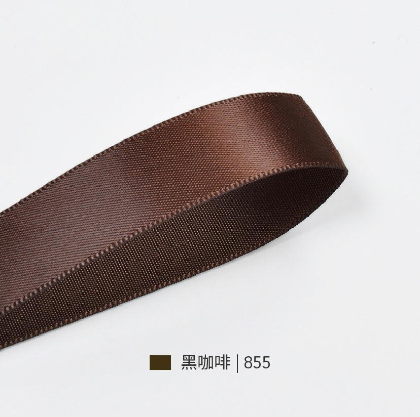 Beige&Brown Series Double Face Satin Ribbon