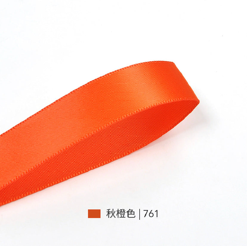 Yellow & Orange Series Double Face Satin Ribbon