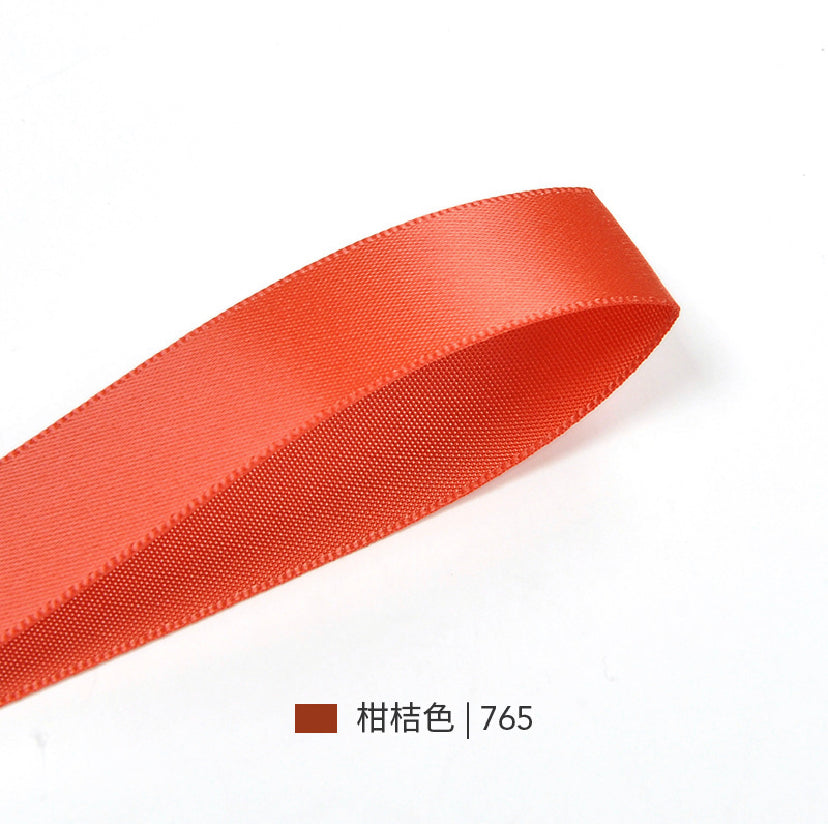 Yellow & Orange Series Double Face Satin Ribbon