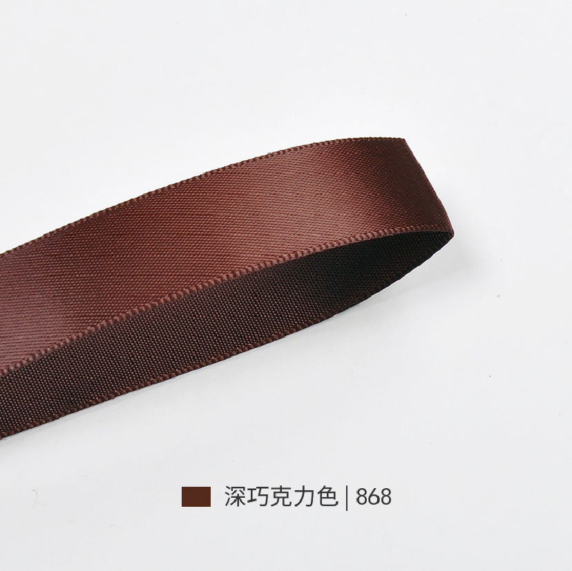 Beige&Brown Series Double Face Satin Ribbon