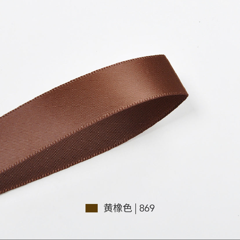 Beige&Brown Series Double Face Satin Ribbon