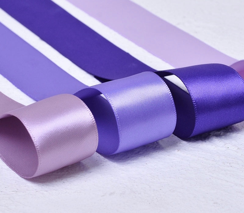 Purple Series Double Face Satin Ribbon