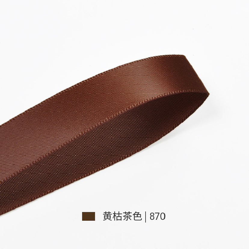 Beige&Brown Series Double Face Satin Ribbon