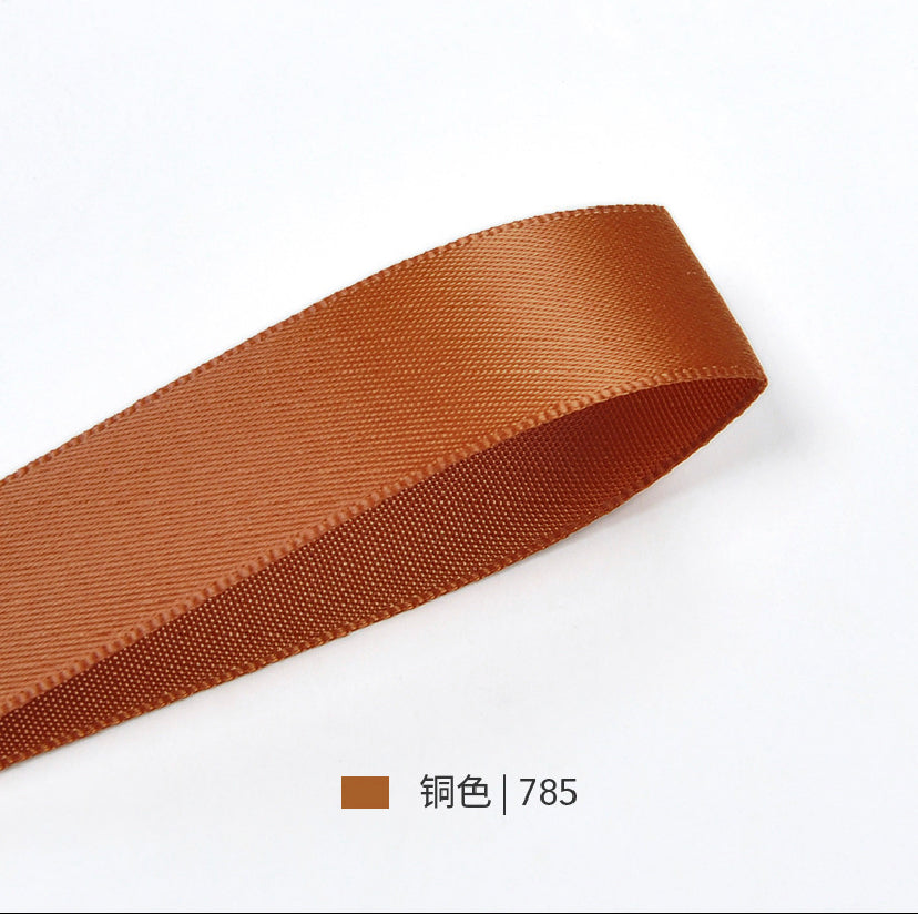 Yellow & Orange Series Double Face Satin Ribbon