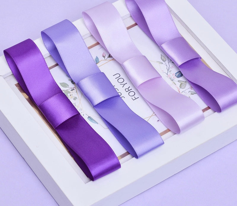 Purple Series Double Face Satin Ribbon