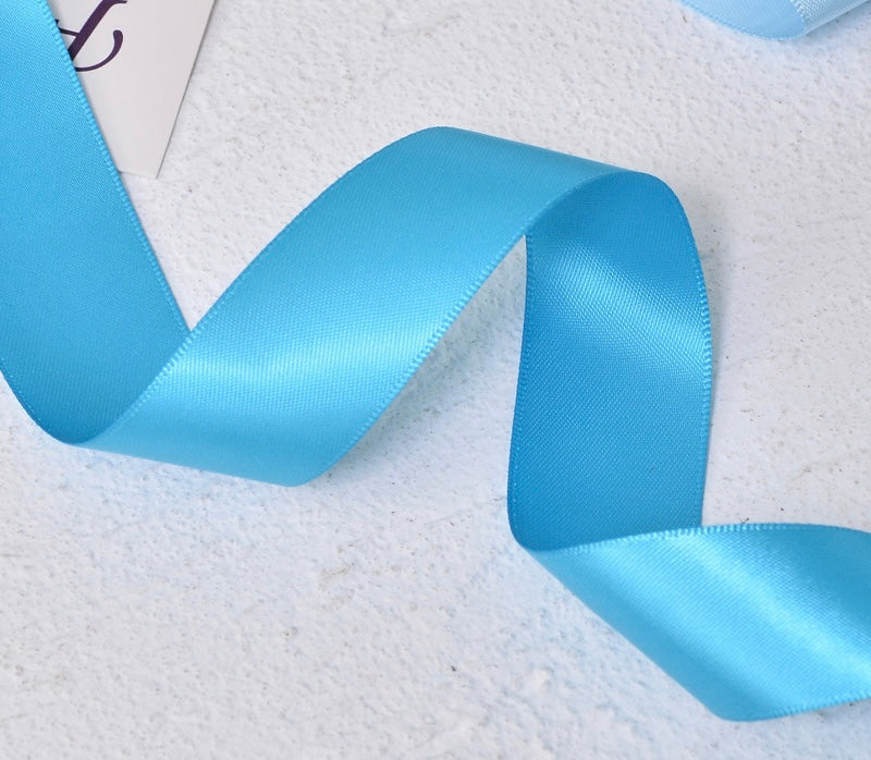 Light Blue Series Double Face Satin Ribbon