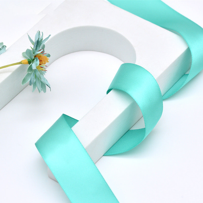 Green Series Double Face Satin Ribbon for Cake Box