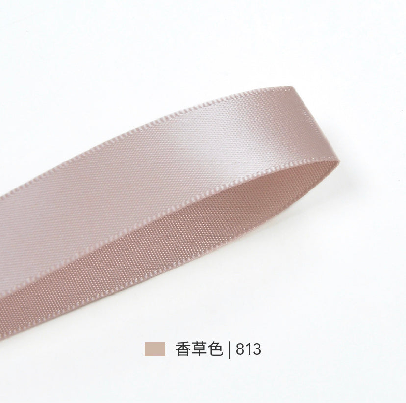 Beige&Brown Series Double Face Satin Ribbon