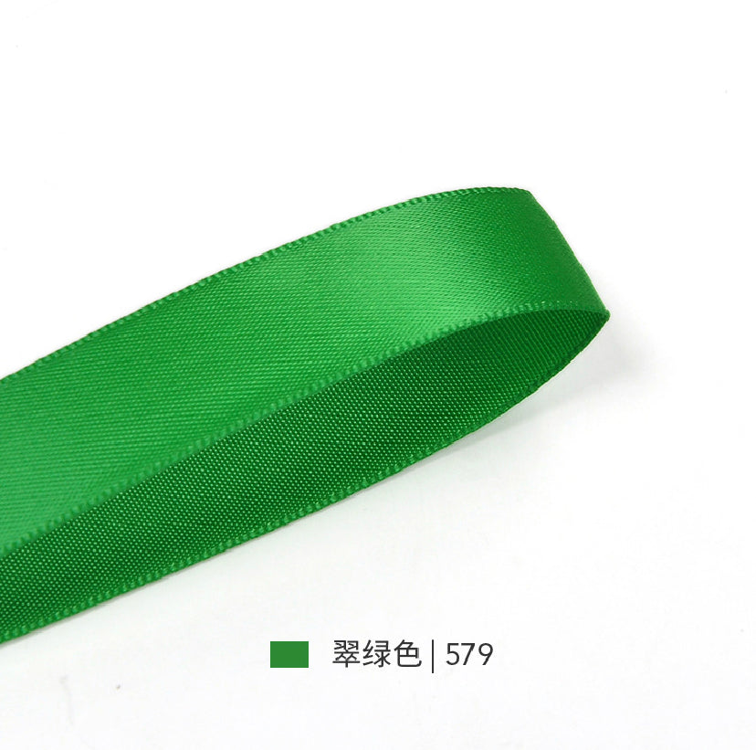 Green Series Double Face Satin Ribbon for Cake Box